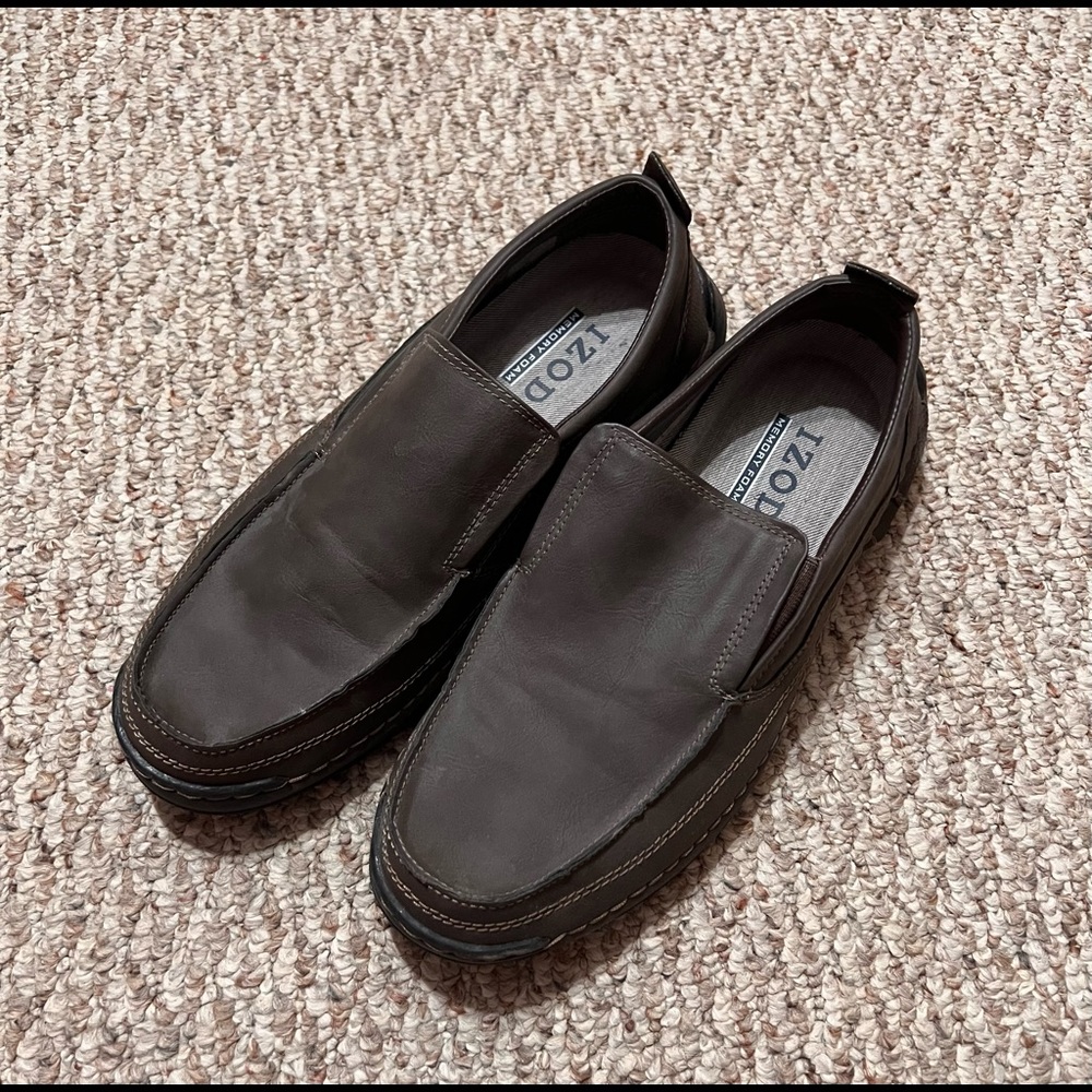 Barely Used Izod Men's Memory Foam Slip On Shoes … - image 1